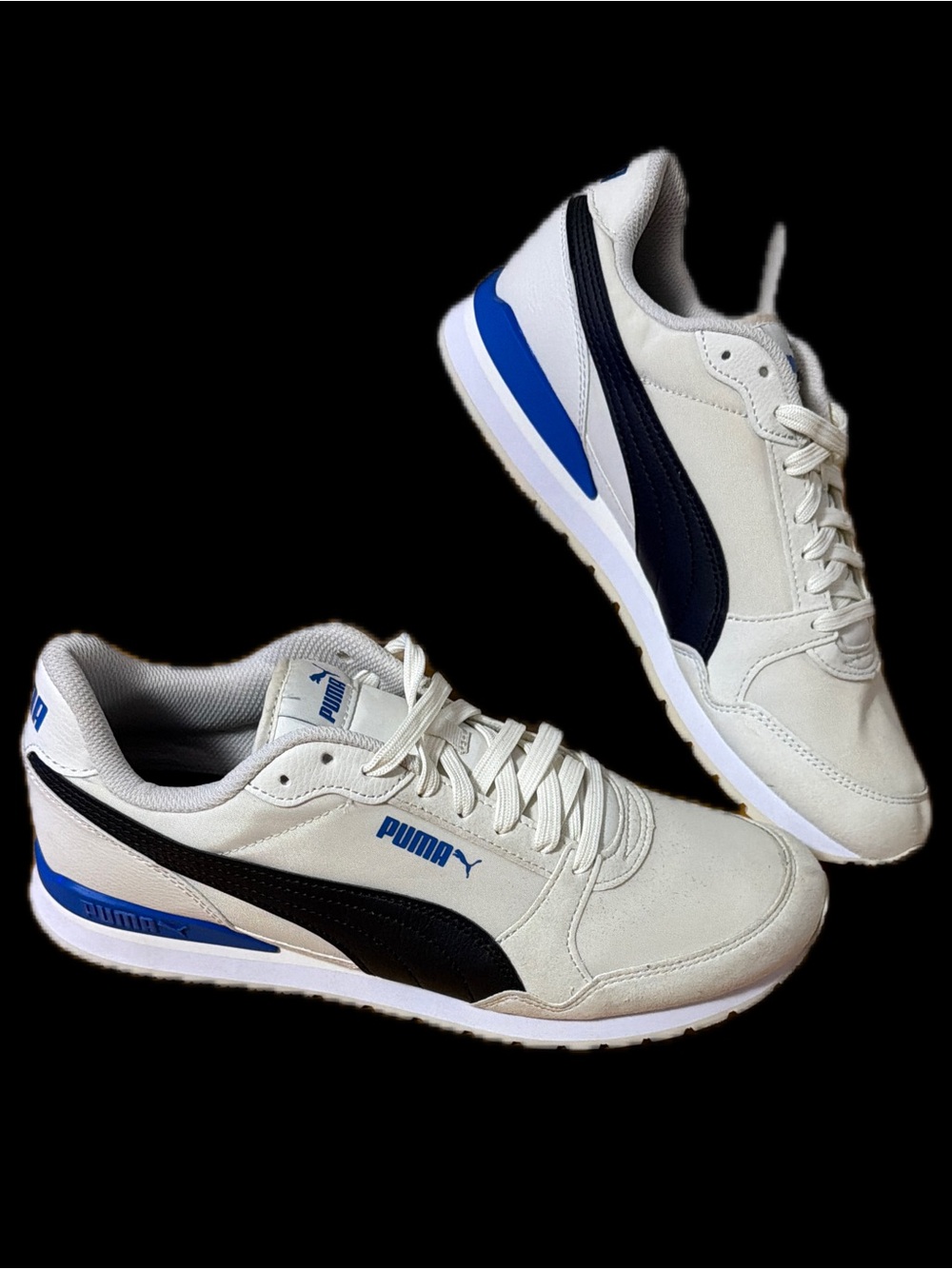 Puma ST Runner V3 Men’s size 11 Vapor Grey/ Blue accent/Off white